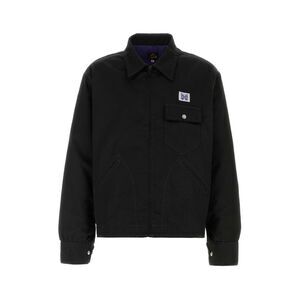 Needles Men Black Jersey Padded Jacket